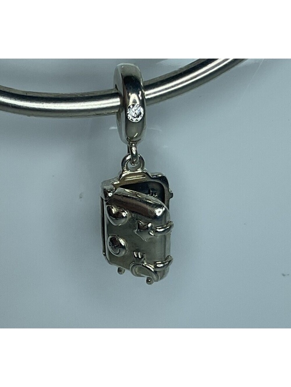 Pandora Ready To Explore Suitcase Charm Retired Dangle Opens!